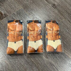 Vintage Nautica Men’s Briefs – 3 Packs (One Opened) – Size M